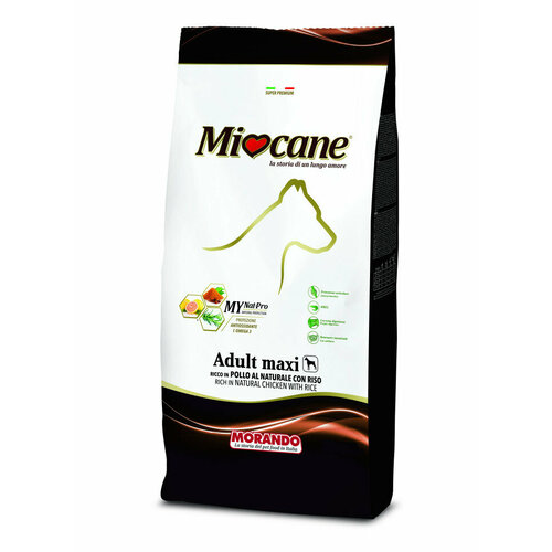 Miocane Adult Maxi сухой корм для взрослых собак крупных пород с курицей и рисом - 20 кг