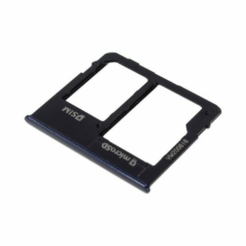 Держатель сим карты (SIM) для Samsung A102 Galaxy A10e, черный