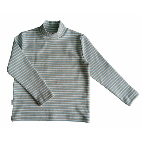 фото Водолазка бастет, размер 28/104-110, голубой