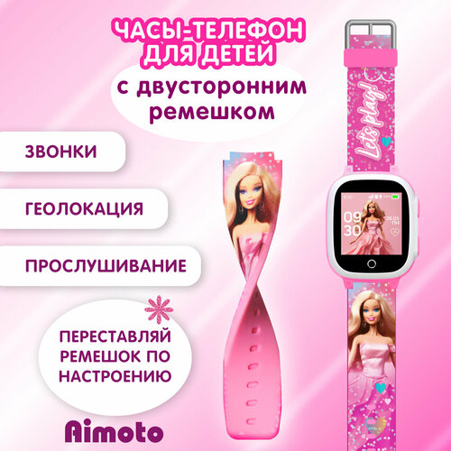 Умные детские смарт часы Aimoto Lite vPinky Barbie 163700₽