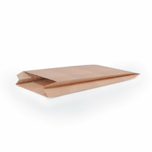 Пакет бумажный 100х60х300мм крафт 40г плоское дно уп/100шт