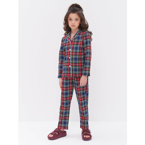 Пижама ZORY, размер 134-140, красный, синий