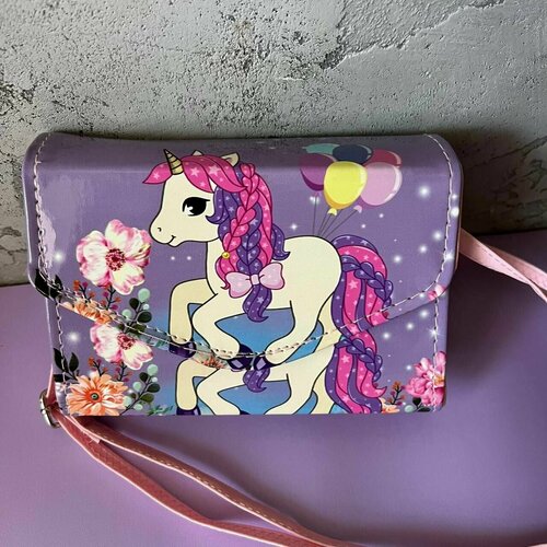 фото Сумка , фиолетовый ecotoys room