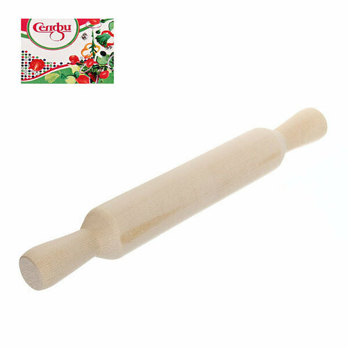 Скалка деревянная 3038 см эконом Селфи 379₽