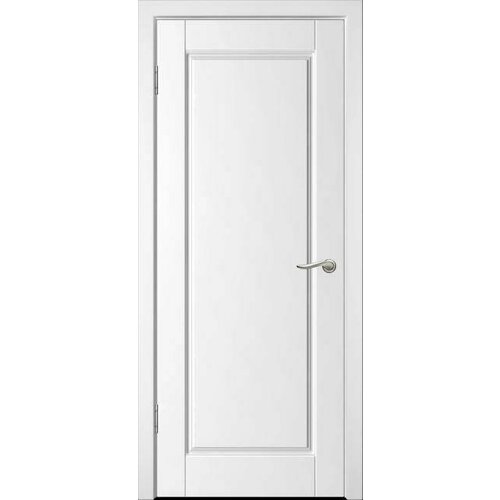 Межкомнатная дверь (комплект) WanMark Скай-1 / ПГ белая эмаль 80х200 комплект межкомнатная дверь классик белая эмаль 80х200 см