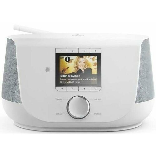 Радиоприемник настольный Hama DIR3300SBT белый USB 3963900₽