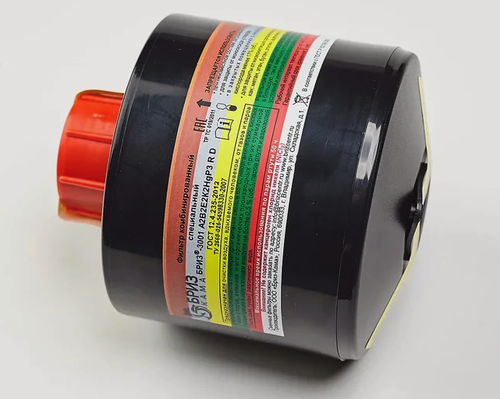 Изображение товара Фильтр противогазовый "БРИЗ-3001" А2B2E2K2HgP3 R D