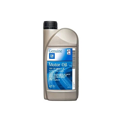 Синтетическое моторное масло GENERAL MOTORS Dexos2 Longlife 5W30, 1 л