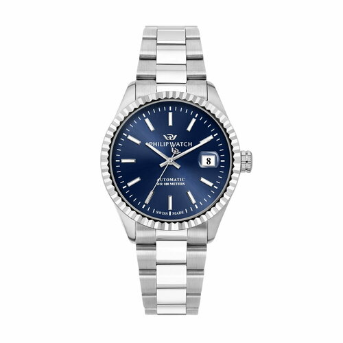 Наручные часы PHILIP WATCH R8223597030, серебряный, синий наручные часы philip watch часы женские philip watch r8253597621 золотой