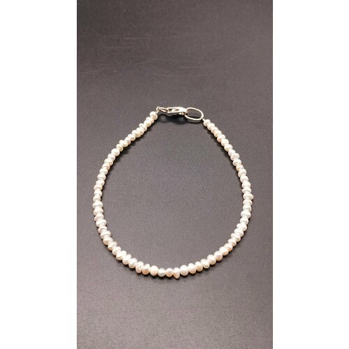 Браслет, жемчуг пресноводный, 1 шт., размер 18 см, размер M, белый