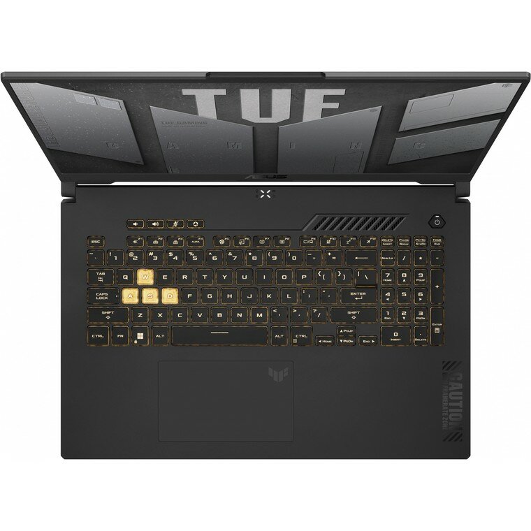 Ноутбук ASUS 90NR0FB5-M004H0 i7 12700H/16GB/512GB SSD/GeForce RTX4060 8GB/17.3" IPS FHD/WiFi/BT/Cam/noOS/grey - фото №17