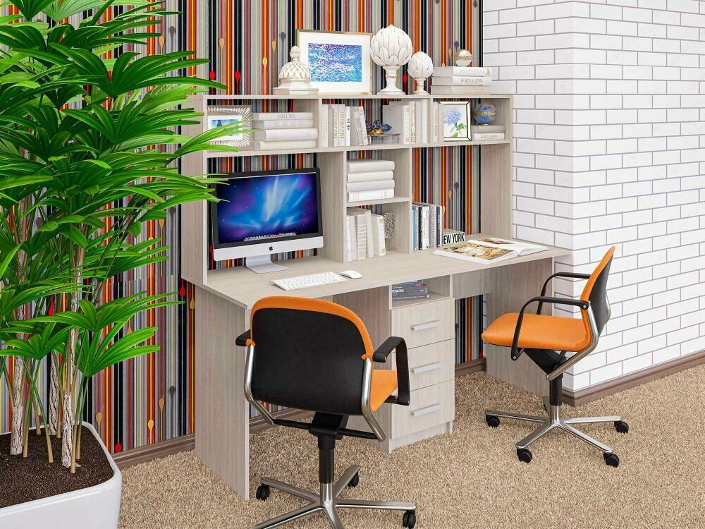 фото Стол компьютерный двухместный СК-58