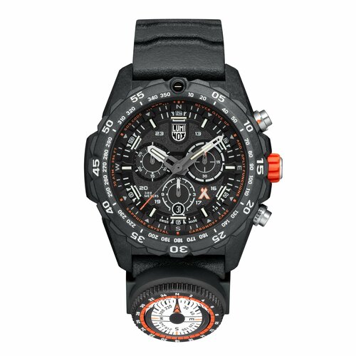 Наручные часы Luminox XB.3741, черный, оранжевый наручные часы luminox xb 3797 km bear grylls survival land 3780 series