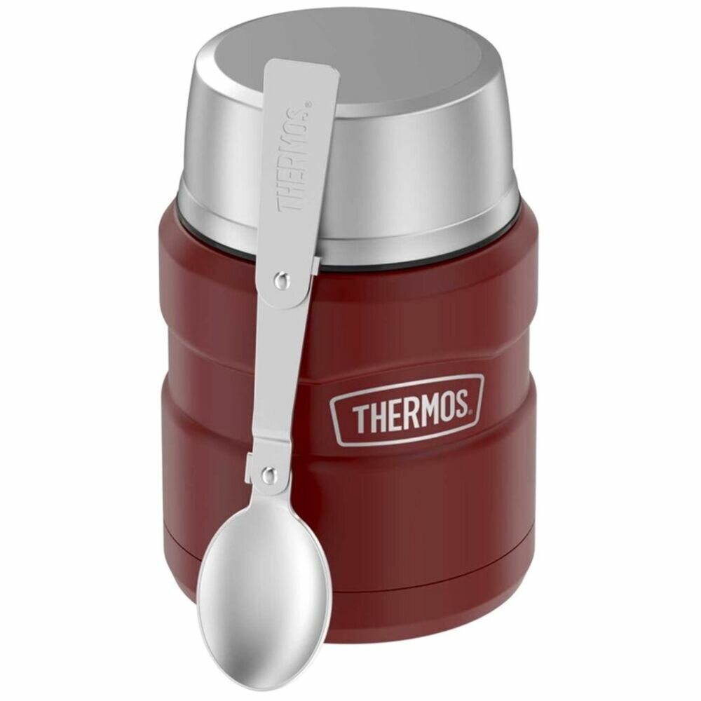 Thermos Термос для еды KING SK3000 MRR, кармино-красный, 0,47 л. - фотография № 2
