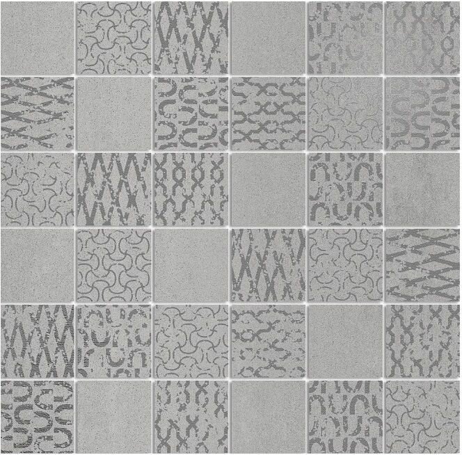 DD201120/MM Про Дабл серый мозаичный 30x30x0,9 керам. декор (гранит) Цена за 1 шт.