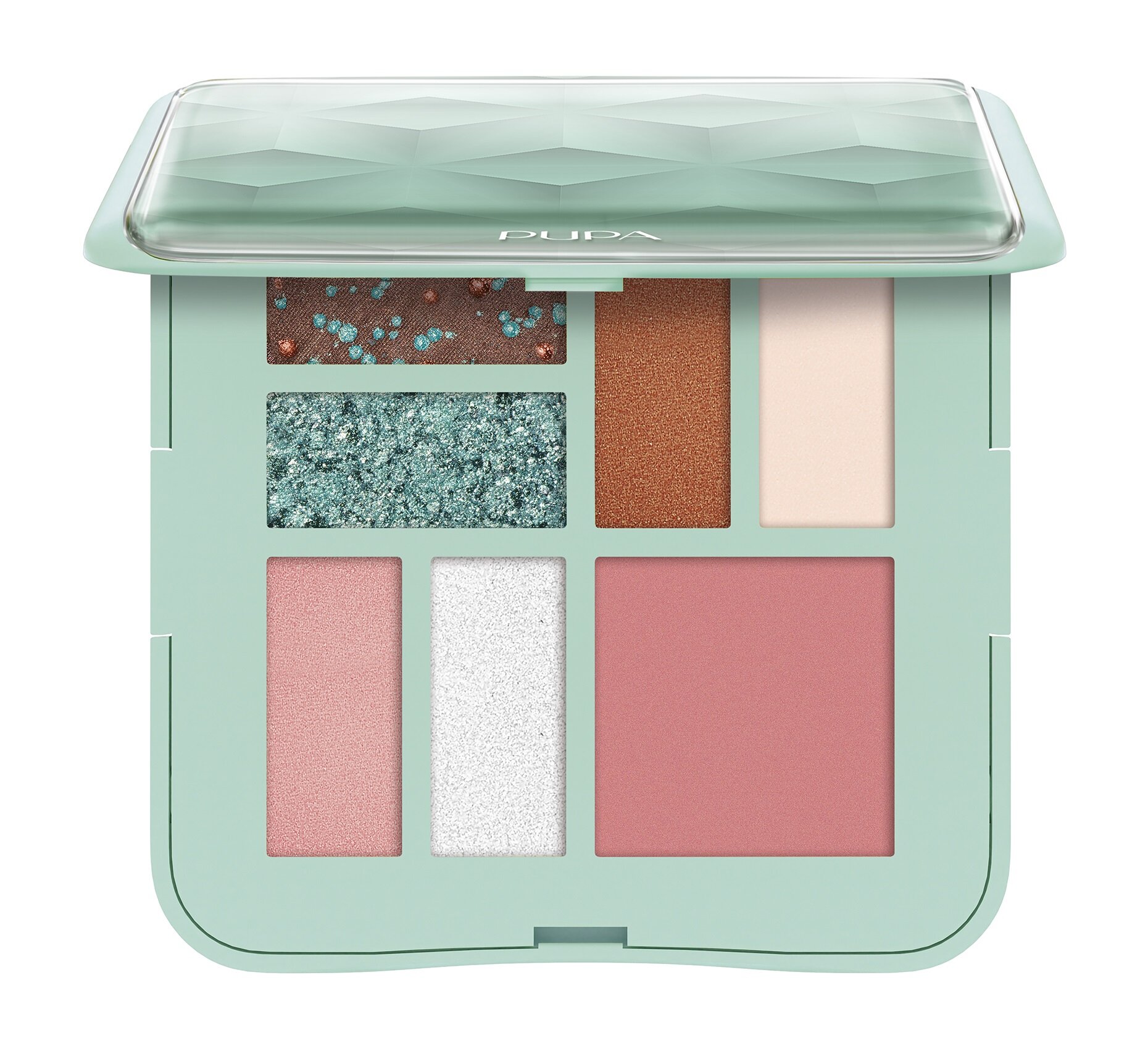 Палетка для макияжа Pupa Slim Palette 3D Effects S Tiffany (Aqua)