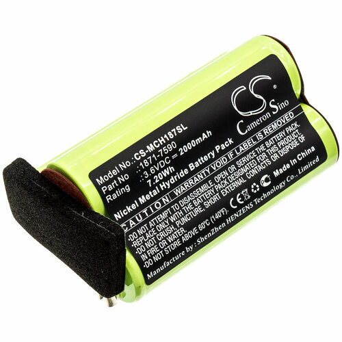  CameronSino CS-MCH187SL  Moser ChromStyle 1871 2000mAh, 3.6V, Ni-MH