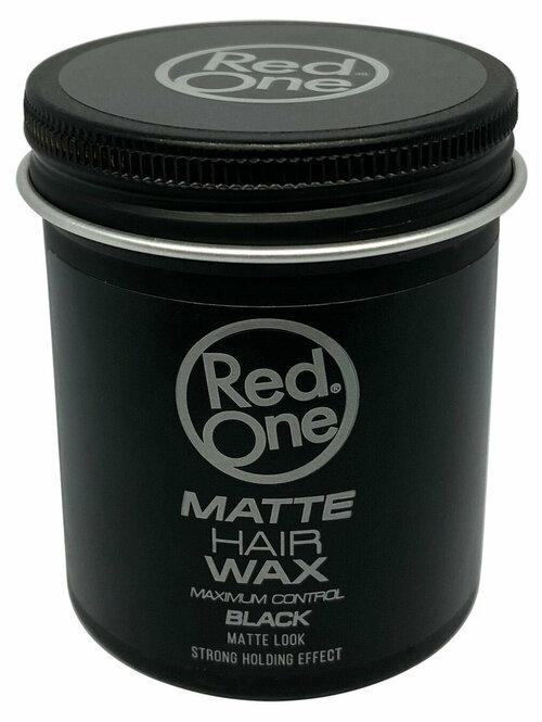 Гель воск для волос RedOne Mat wax look Black, 100 мл