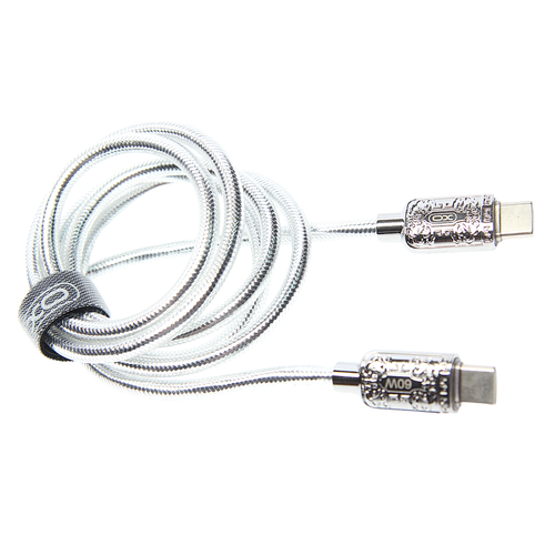 Кабель USB Type C-USB Type C 1м серебро XO кабель usb type c usb type c 1м серебро nbq217b silver xo