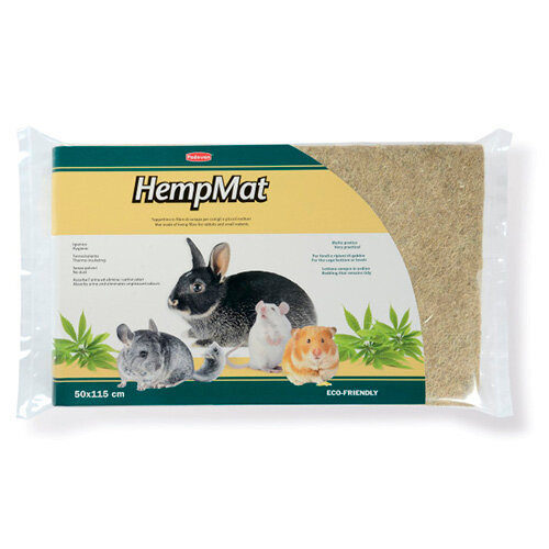 Коврик Падован для кроликов, грызунов и других мелких домашних животных Пеньковое волокно L 50х115 см