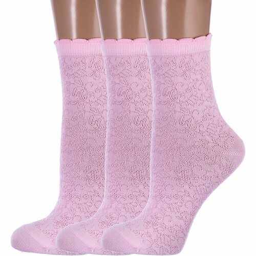 Носки Красная Ветка 3 пары, размер 14-16, розовый носки красная ветка 3 пары размер 14 16 розовый