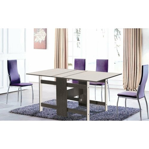 Стол-книжка Лидер (1600х800х740) Белый шагрень