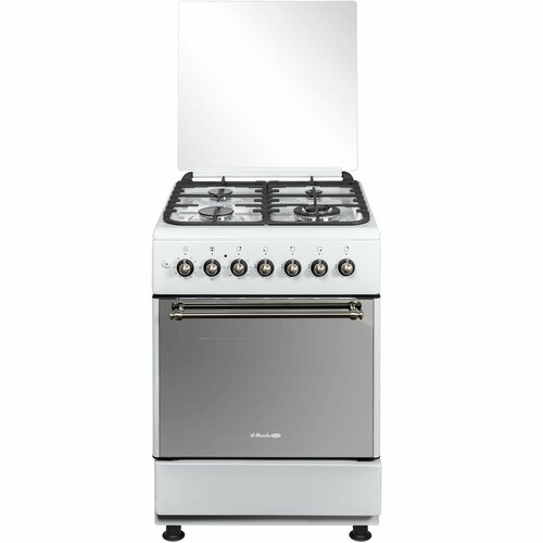 Газовая плита il Monte FO-GE6009 WHITE RUSTICO, 60 см, Элек. духовка 64 л