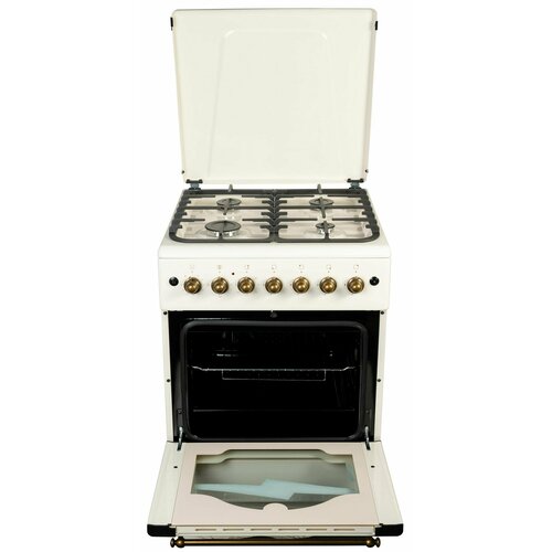 Газовая плита 60 см Чугунные решетки Электрическая духовка Конвекция Автоотключение по таймеру il Monte FO-GE6014 4829000₽