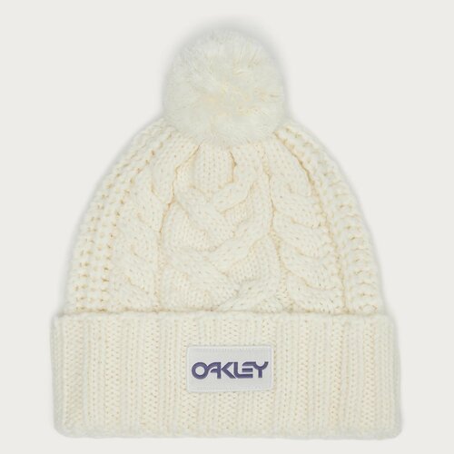 Шапка Oakley Шапка Harper pom beanie, размер универсальный, белый