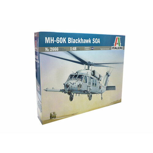 фото 2666 italeri американский многоцелевой вертолет mh-60k blackhawk soa (1:48)