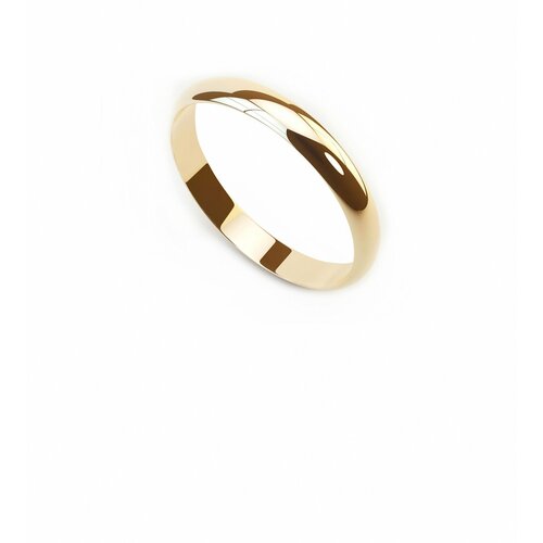 Кольцо обручальное Citrine, красное золото, 375 проба, размер 18.5, красный