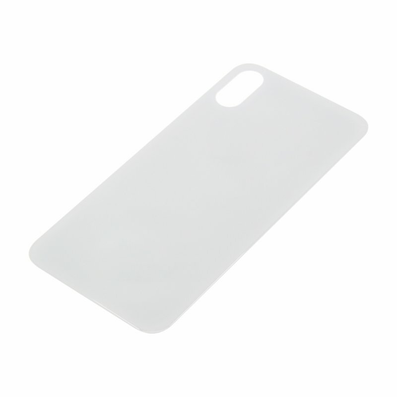 Задняя крышка для Apple iPhone XS (с широким отверстием) серебро AA