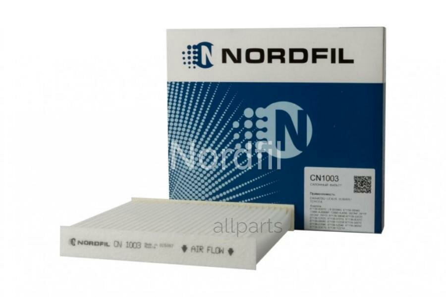 NORDFIL CN1003 Фильтр салона Toyota Alpard II Auris I II Avensis III Camry Corolla Highlander II Land Cruise