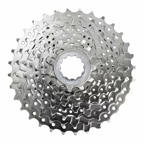 кассета sunshine hr10 40 10s 11 40t никелиров 510 г уп 20 SHIMANO Кассета Shimano, HG50, 8 ск, 11-34, никелиров, б/уп.