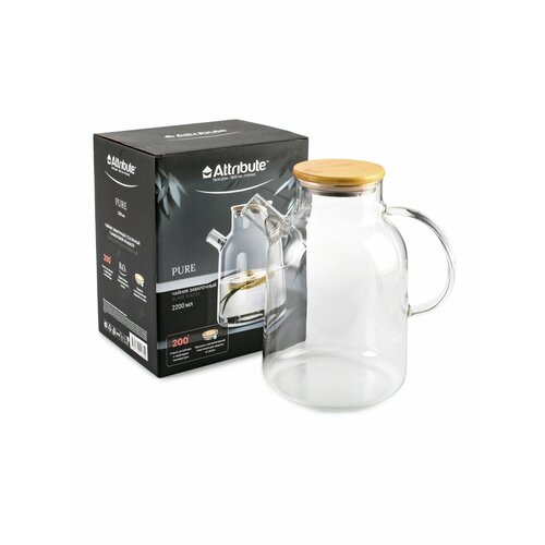 Чайник заварочный с бамбуковой крышкой 2200 мл 4320₽