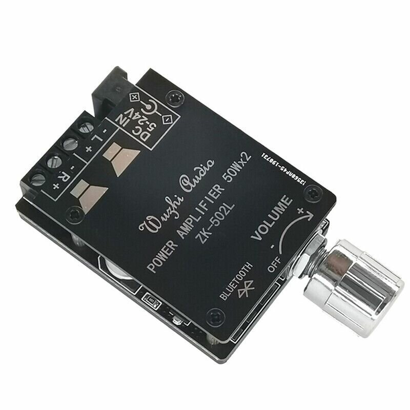 Bluetooth 5.0 стерео аудио усилитель ZK-502L MINI