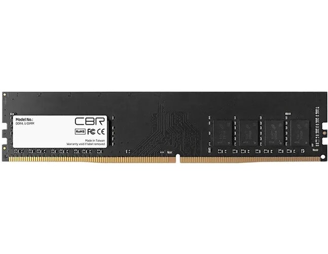 Оперативная память для компьютера CBR CD4-US08G24M17-00S DIMM 8Gb DDR4 2400 MHz CD4-US08G24M17-00S