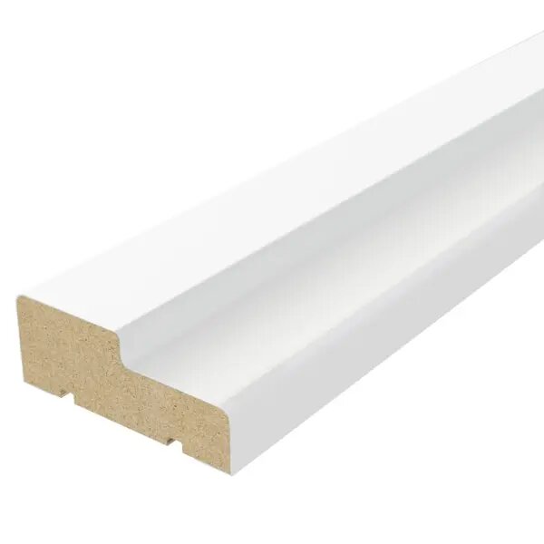 фото Коробочный брус Палитра Элегия Аляска 2060x70x26 мм финиш-бумага ламинация цвет белый