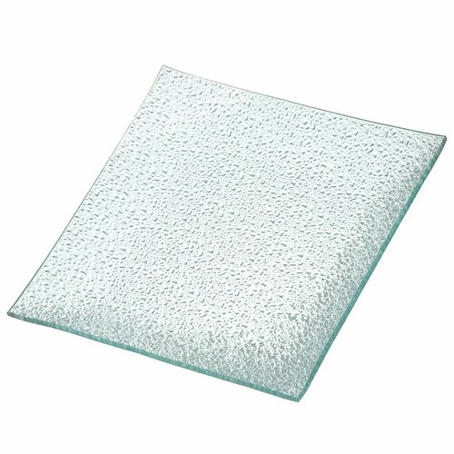 Блюдо стекло квадратное 25х25 см Лед пузырьки Y4-8745 464₽