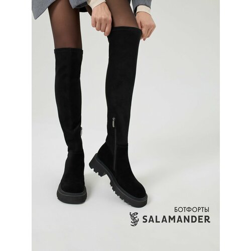 фото Сапоги salamander, полнота 4 (ru)/ на узкую и среднюю стопу, размер 36, черный