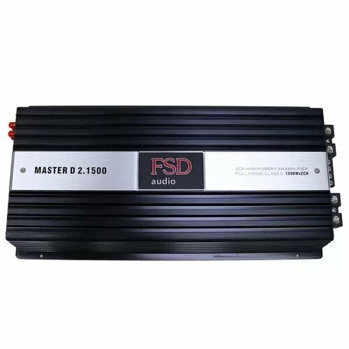 FSD audio MASTER D21500 2-х канал усилитель класс D1500Вт 95Дб 4Ом 2599000₽