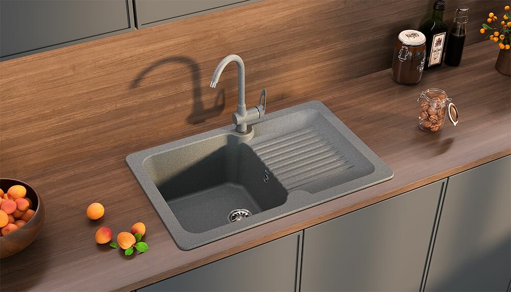 Мойка Ulgran Classic темно-серый (U-506-309) — фото 1
