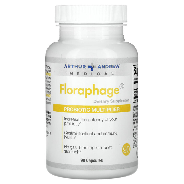 Floraphage фаговый пробиотик мультипликатор Arthur Andrew Medical 90 капсул