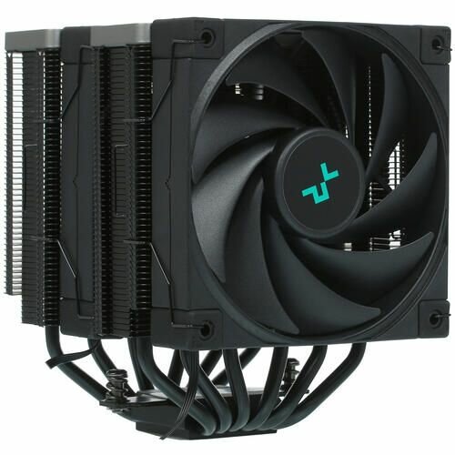 Кулер для процессора Deepcool Кулер AK620 ZERO DARK LGA20XX/1700/1200/115X/AM5/AM4 (8шт/кор, TDP 260W, PWM, DUAL Fan 120mm, 6 тепл. трубок, черный) RET