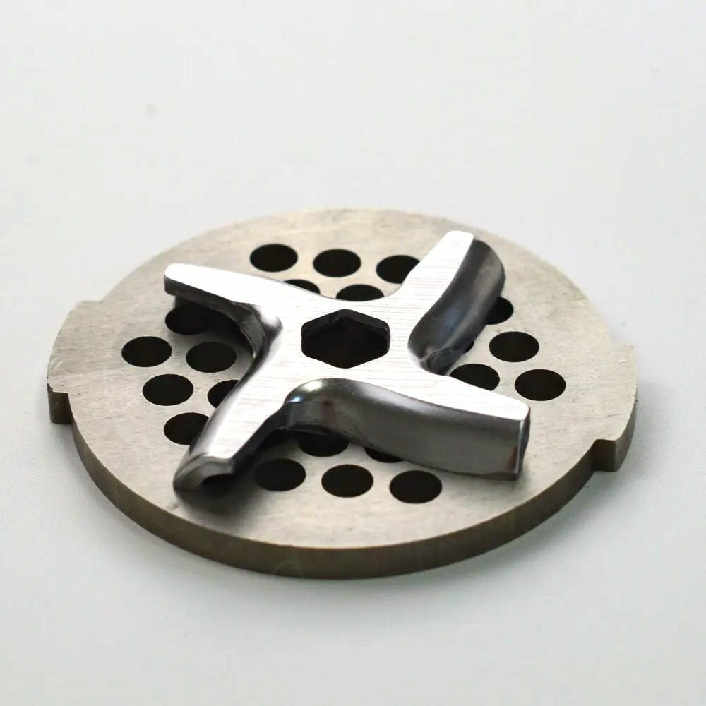 Комплект нож, решетка 5мм для мясорубки Мулинекс Moulinex — фото 1