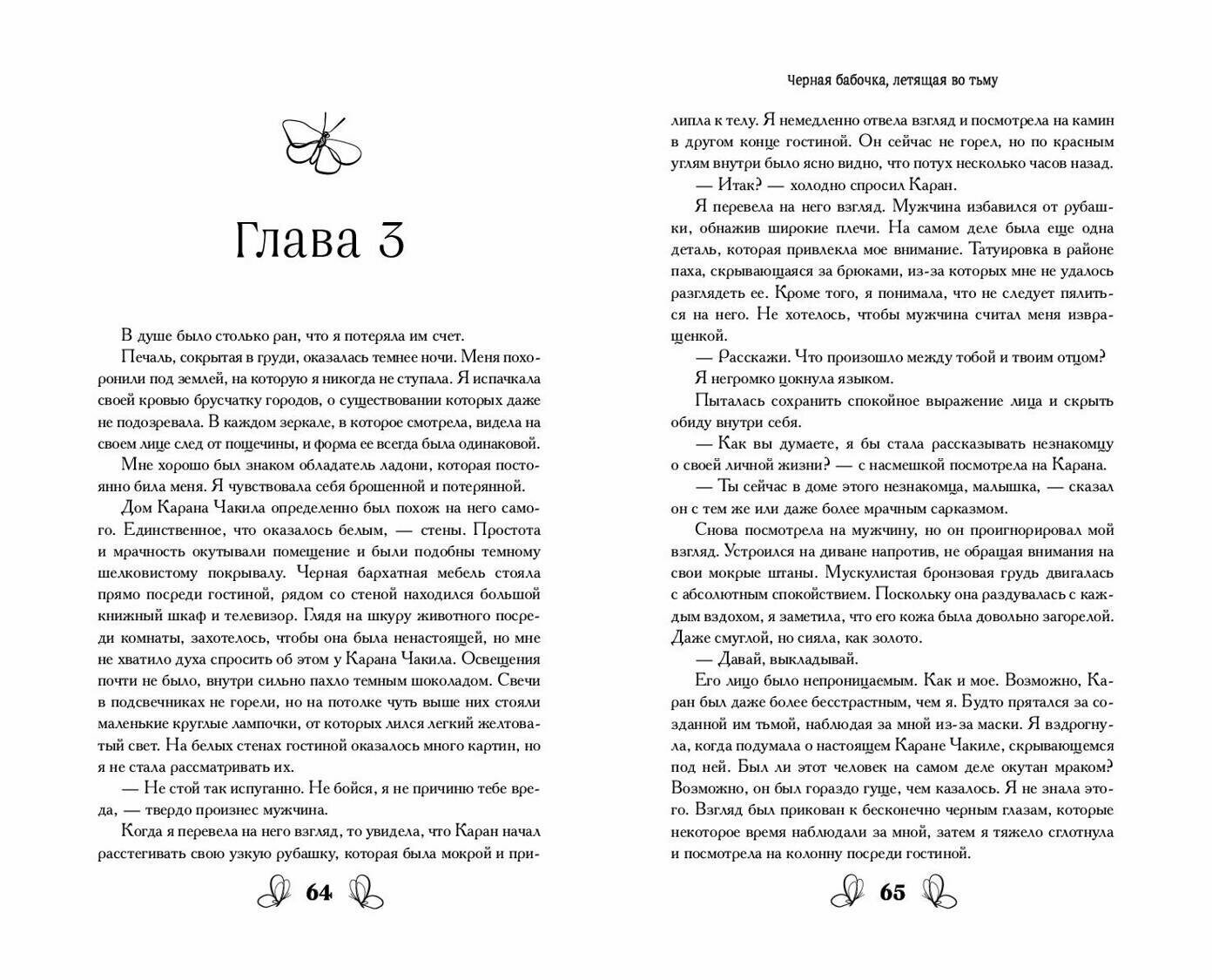 Чёрная бабочка, летящая во тьму