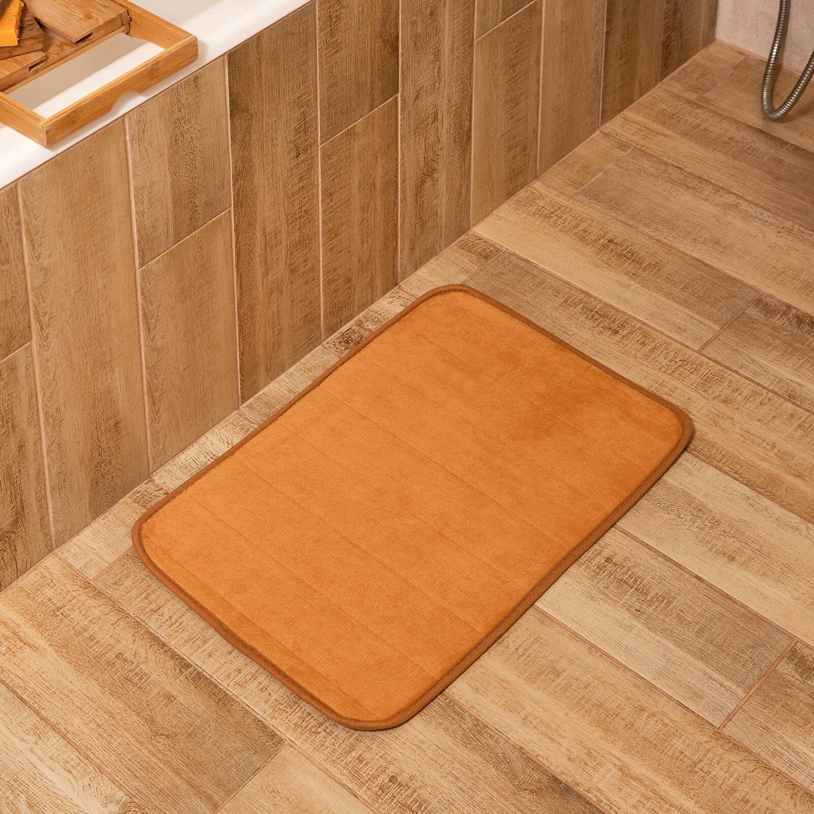 Коврик для ванной Этель Basic 40 60 см светло-коричневый