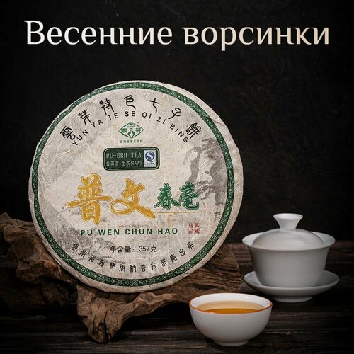 Изображение товара Шен Пуэр Весенние ворсинки 2016 Puwen / Пувэнь / 357г