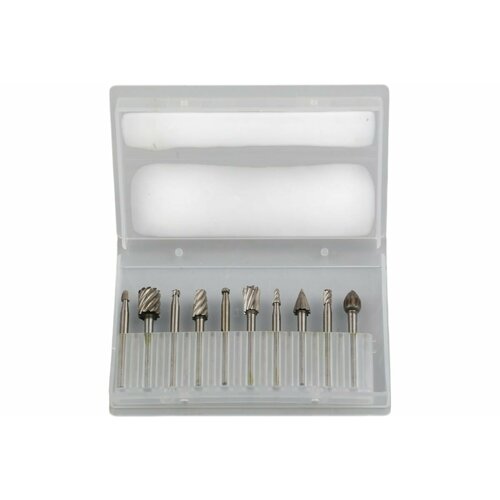 Набор фрез по дереву твердосплавные 10шт 3мм Gigant GCMWS-10 2736₽