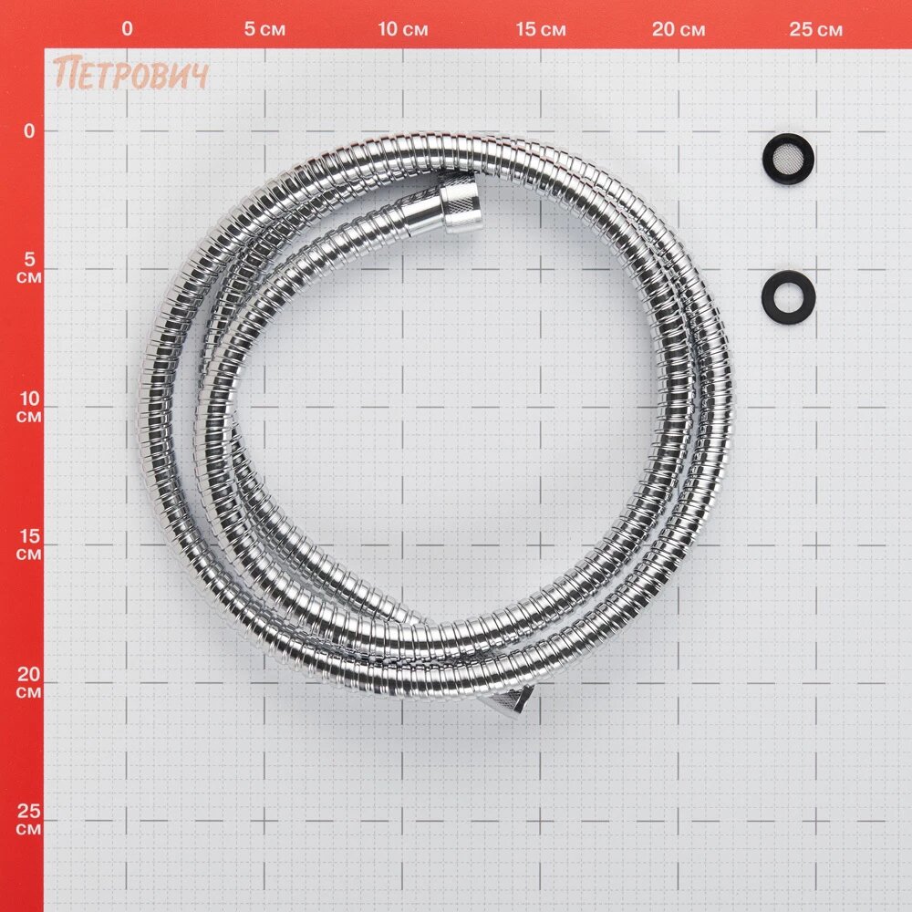 Шланг для душа Corsa Deco 1500 мм металлический хром (1023741) — фото 1